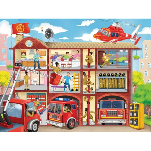 Ravensburger Firehouse Frenzy Puzzle - رافينسبرغر - Image 2