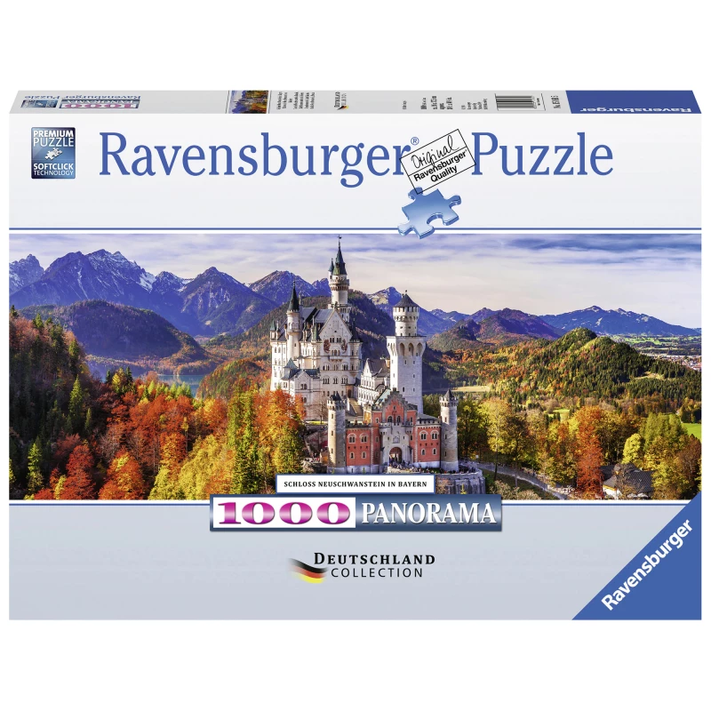 Ravensburger Neuschwanstein Castle Bavaria Jigsaw Puzzle Multicolour - 1000 Pieces - رافينسبرغر