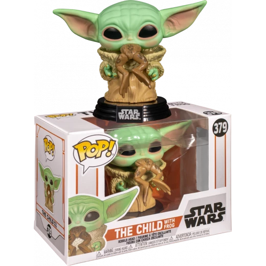 Funko The Child with Frog Pop! Vinyl Bobble Head Figure by Funko – Star Wars: The Mandalorian - فانكو - Image 3
