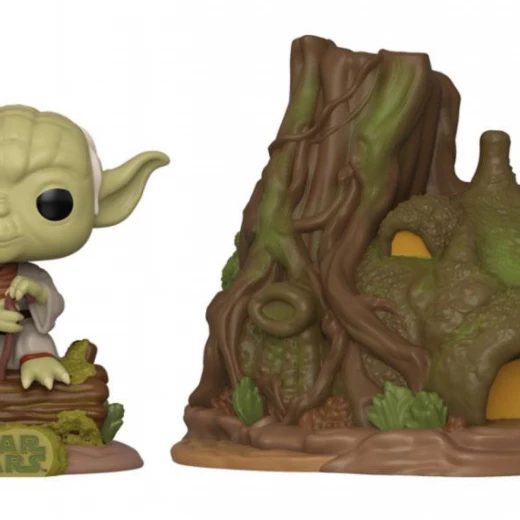 Funko POP! Movies: Star Wars Mandalorian - Yoda With House - فانكو - Image 3