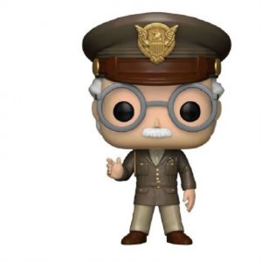 Funko Pop Marvel 3.75 Inch Figure Captain America - General Stan Lee - فانكو - Image 2