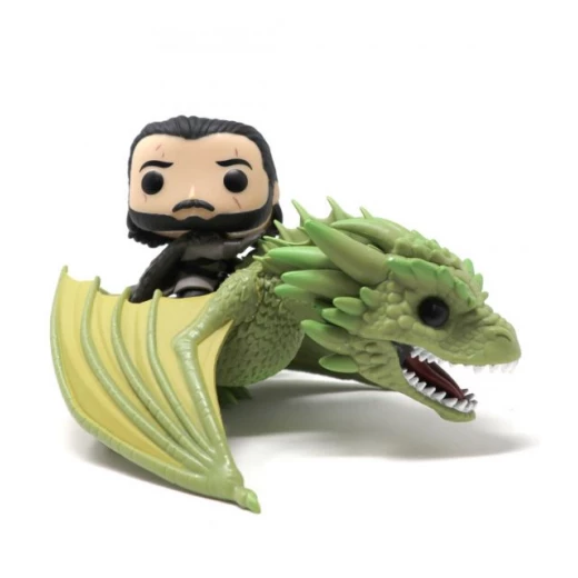 Funko Pop Rides 67 Game Of Thrones Jon Snow With Rhaegal - فانكو - Image 2