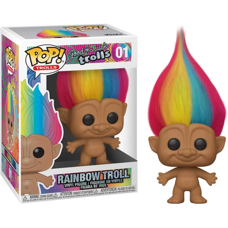 Funko Pop! Good Luck Trolls Rainbow Troll #01 - فانكو