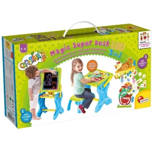 Lisciani Carotina Magic LED Super Desk 3in1 Lisciani Carotina Magic LED Super Desk 3in1