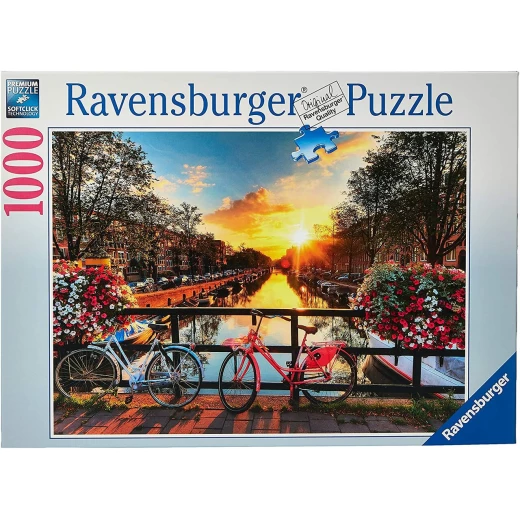 Ravensburger Bicycles in Amsterdam 1000pc Ravensburger Bicycles in Amsterdam 1000pc