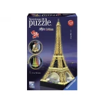 Ravensburger, Eiffel Tower - Night Edition - 3D Puzzle (216 Pieces) - رافينسبرغر