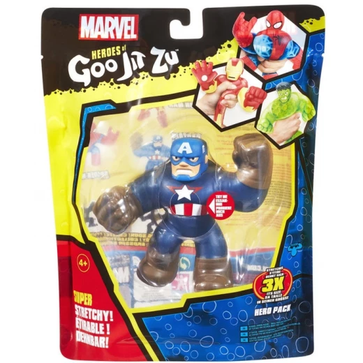 Goo Jit Zu Licensed Hero Pack - Captain America Goo Jit Zu Licensed Hero Pack - Captain America
