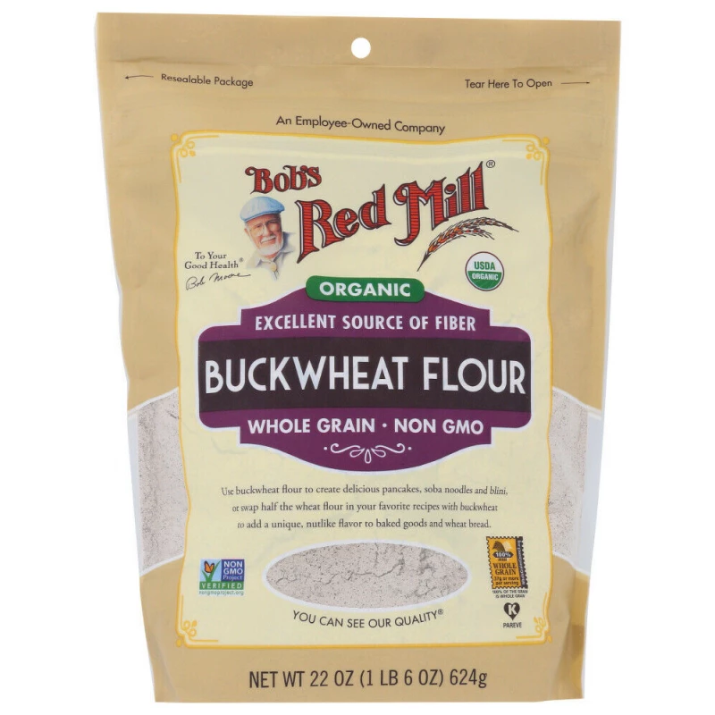 Bob's Red Mill Flour Buckwheat 624 g - بوبز ريد ميل
