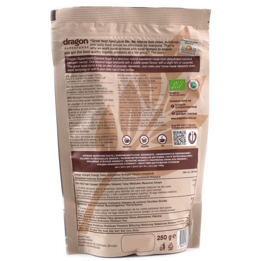 Dragon Superfoods Coconut Sugar 250g - Dragon Superfoods - Image 2