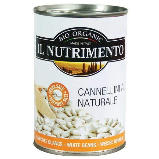 Bio Organic - IL Nutrimento Cannellini White Beans Natural 400g Bio Organic - IL Nutrimento Cannellini White Beans Natural 400g