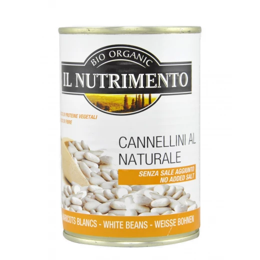Bio Organic - IL Nutrimento Cannellini White Beans Natural 400g - إل نيوتريمينتو - Image 2