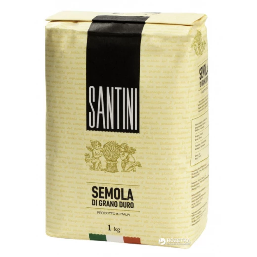 Santini Semola From Durum Wheat Flour 1kg Santini Semola From Durum Wheat Flour 1kg