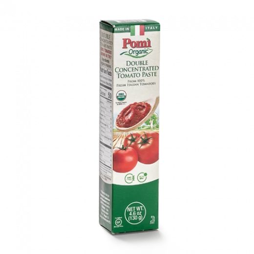 Pomi Double Concentrated Organic Tomato Paste 130g Pomi Double Concentrated Organic Tomato Paste 130g