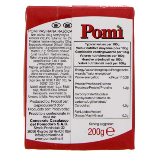 Pomi Strained Crushed Tomatoes 200g - Pomi - Image 2