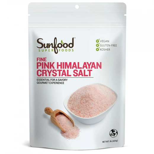 Sunfood Salt, Himalayan Pink, Fine 454g Sunfood Salt, Himalayan Pink, Fine 454g
