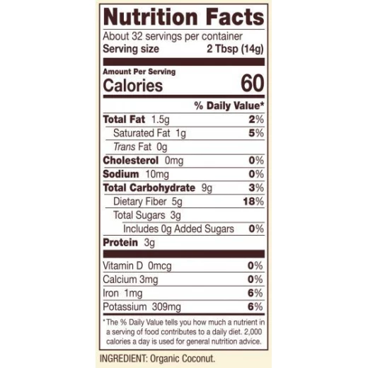 Bob's Red Mill Gluten Free Organic High Fiber Coconut Flour New 453g - Bob's Red Mill - Image 2