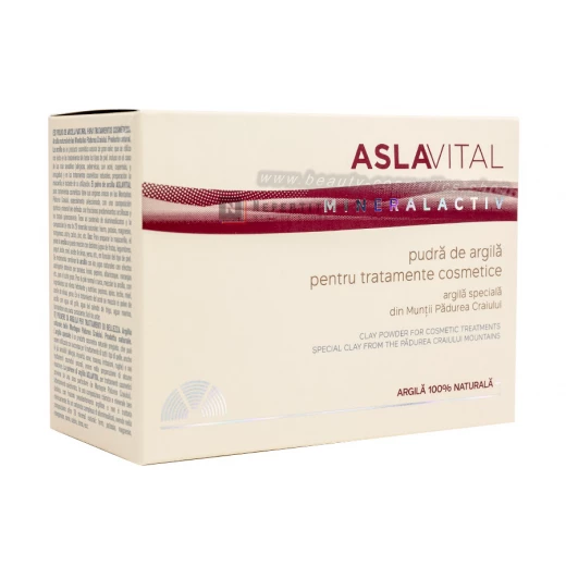 Aslavital Mineralactiv Clay Powder for Cosmetic Treatments Aslavital Mineralactiv Clay Powder for Cosmetic Treatments