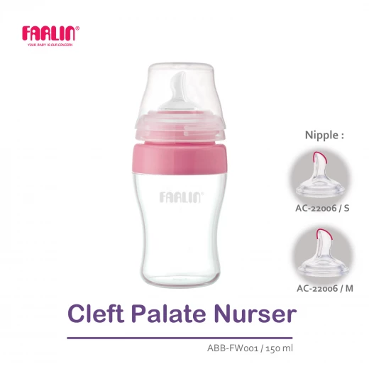 Farlin Cleft Palate Nurser 150cc (Pp-820) - Pink - Farlin - Image 2