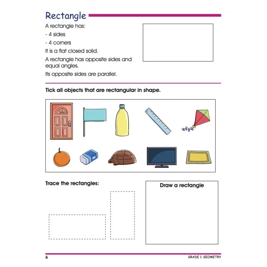 Smart Scholars : Grade 1 -Geometry - او ام - Image 5