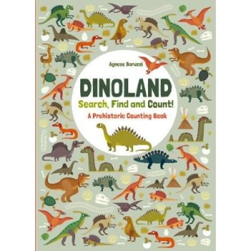 White Star - Dinoland: Search, Find, Count: A Prehistoric Counting Book - وايت ستار