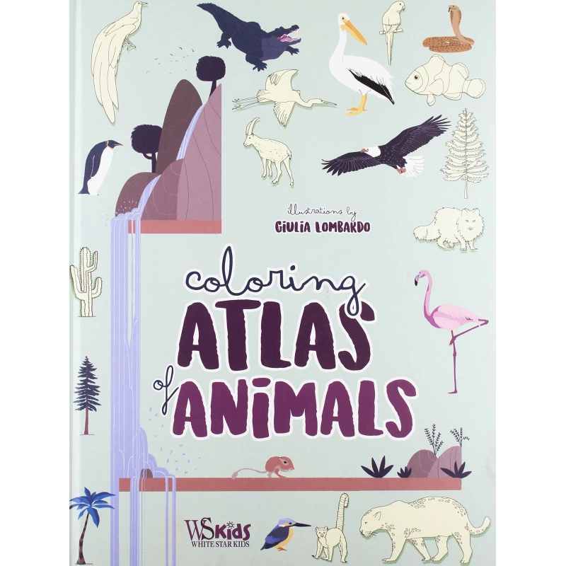 White Star - Animal Coloring Atlas Hardcover - وايت ستار
