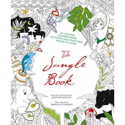 White Star - Jungle Book: An Amazing Coloring Book Including Removable Poster White Star - Jungle Book: An Amazing Coloring Book Including Removable Poster