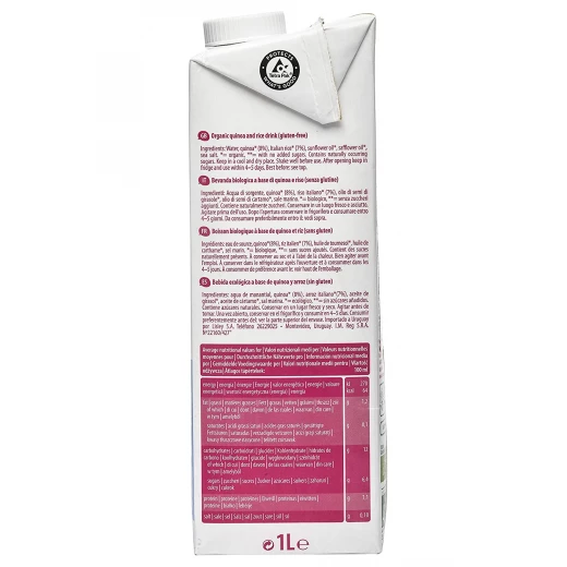 The Bridge Organic Gluten Free Quinoa Drink With Rice 1 Litre - ذا بريدج بيو - Image 3