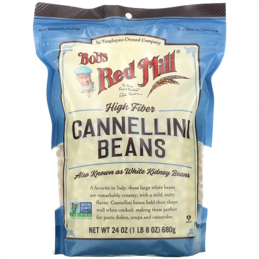 Bob's Red Mill, فاصوليا كانيليني، 24 أونصة (680 جم) Bob's Red Mill, فاصوليا كانيليني، 24 أونصة (680 جم)