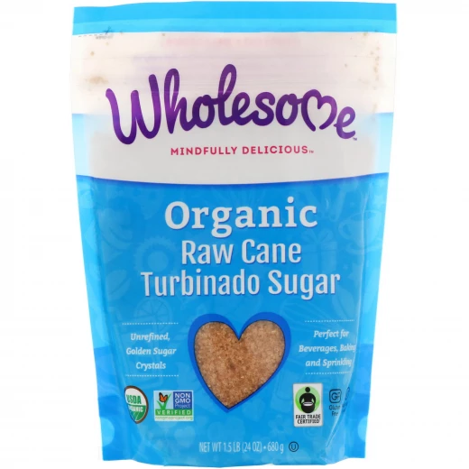 Wholesome, Organic Turbine, Raw Sugar Cane, (680 g) Wholesome, Organic Turbine, Raw Sugar Cane, (680 g)