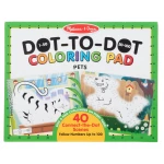 Melissa and Doug 123 Dot-to-Dot Coloring Pads - Pets - Melissa &amp; Doug