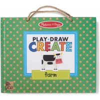Melissa & Doug Play Draw Create Magnet Kit Farm