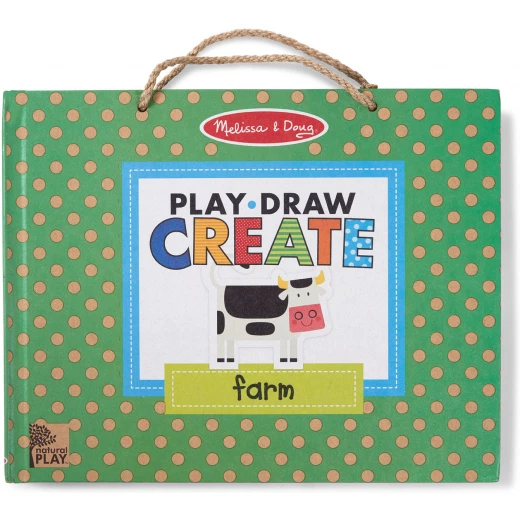 Melissa & Doug Play Draw Create Magnet Kit Farm Melissa & Doug Play Draw Create Magnet Kit Farm