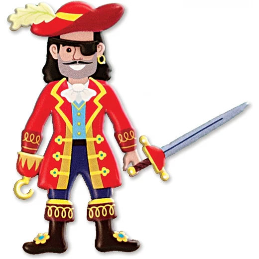 Melissa & Doug Puffy Stickers Play Set - Pirate - ميليسا اند دوج - Image 2