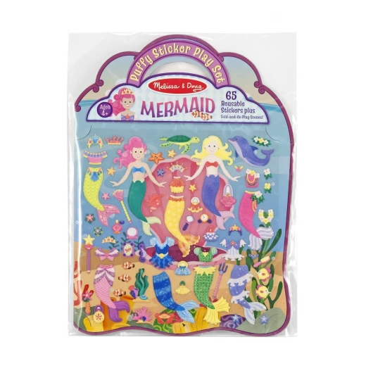 Melissa & Doug Princess Mermaid Reusable Puffy Sticker Playsets Melissa & Doug Princess Mermaid Reusable Puffy Sticker Playsets