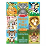 Melissa & Doug Make-a-Face Sticker Pad - Crazy Animals - ميليسا اند دوج