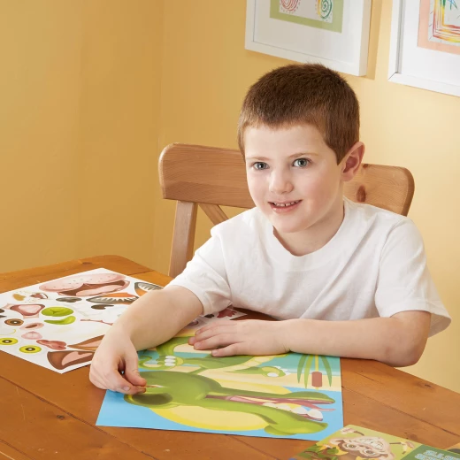 Melissa & Doug Make-a-Face Sticker Pad - Crazy Animals - ميليسا اند دوج - Image 3