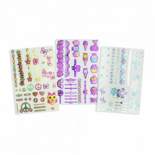 Melissa & Doug Temporary Tattoos Metallic - ميليسا اند دوج - Image 3