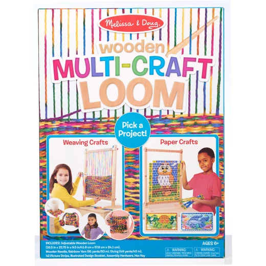 Melissa & Doug Wooden Multi Craft Loom Melissa & Doug Wooden Multi Craft Loom