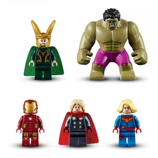 Lego Marvel Avengers Wrath Of Loki Set, Super Heroes Series With Iron Man & Hulk Figure - ليجو - Image 2