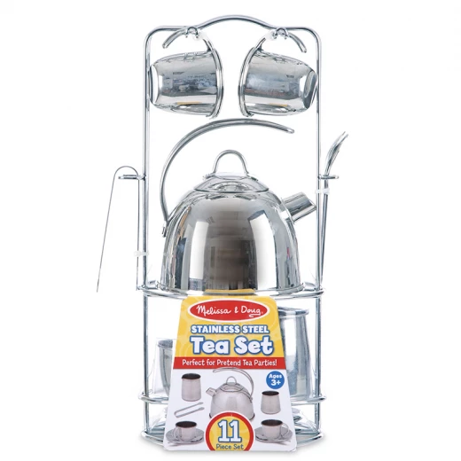 Stainless Steel Tea Set - Pretend Tea Parties Stainless Steel Tea Set - Pretend Tea Parties