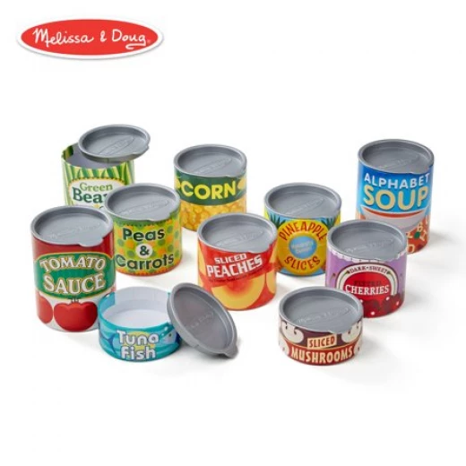 Melissa & Doug Let's Play House! Grocery Cans - ميليسا اند دوج - Image 2