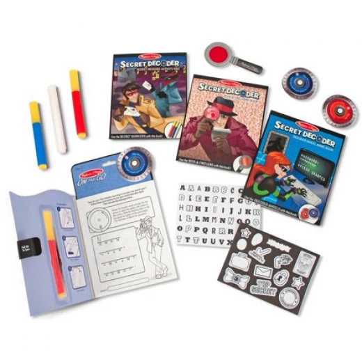 Melissa & Doug Secret Decoder Deluxe Activity Set - ميليسا اند دوج - Image 2