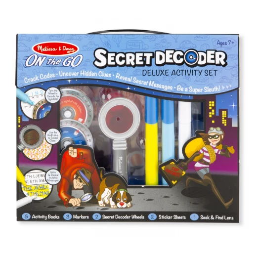 Melissa & Doug Secret Decoder Deluxe Activity Set Melissa & Doug Secret Decoder Deluxe Activity Set