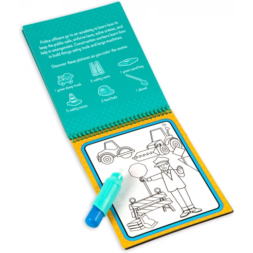 Melissa & Doug Out The Go Occupations Water Reveal Pad - ميليسا اند دوج - Image 3