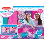 Melissa & Doug Created by Me! Flower Fleece Quilt - ميليسا اند دوج