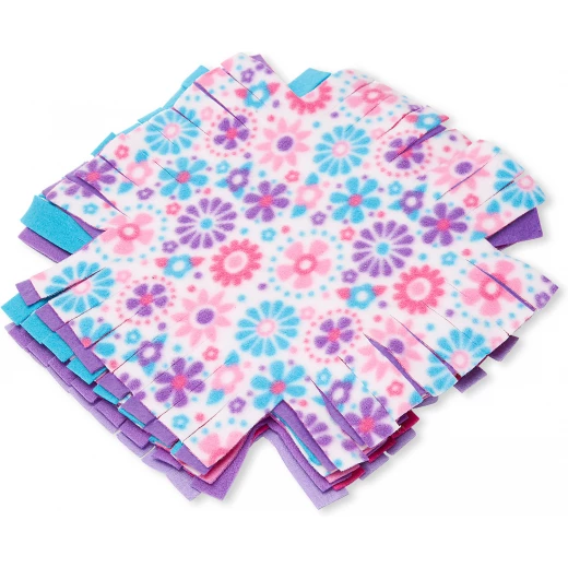 Melissa & Doug Created by Me! Flower Fleece Quilt - ميليسا اند دوج - Image 3