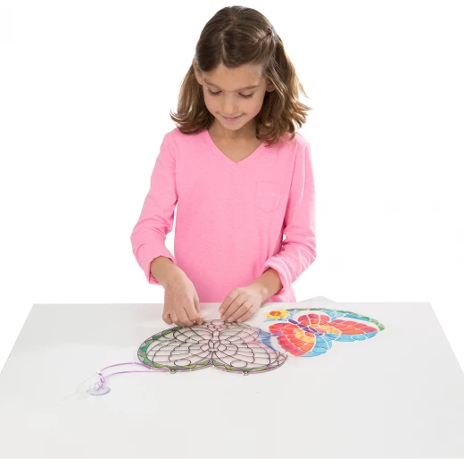 Melissa & Doug Stained Glass Butterfly - ميليسا اند دوج - Image 2
