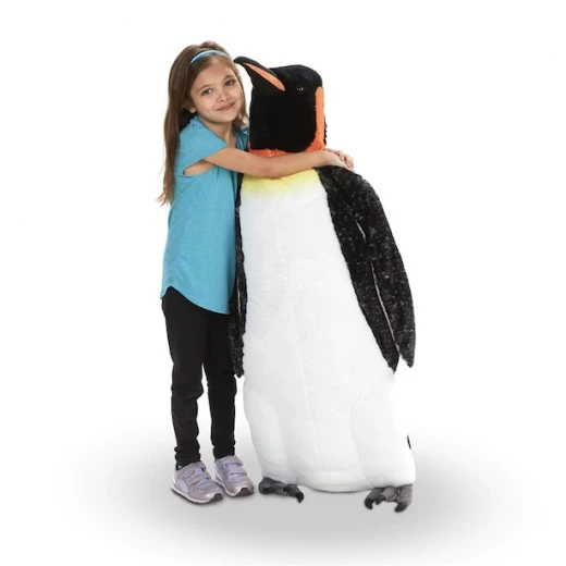 Melissa & Doug® Life Size Plush Animal Penguin - ميليسا اند دوج - Image 2