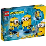 Lego Brick-built Minions and their Lair - ليجو