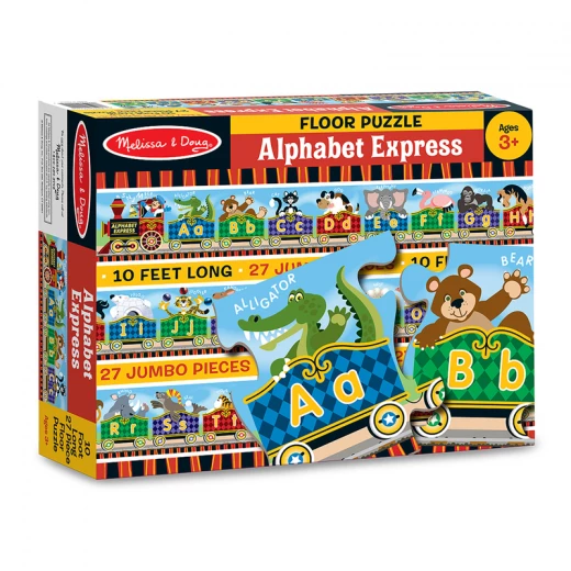 Melissa & Doug Alphabet Express Floor Puzzle, 27 Pieces Melissa & Doug Alphabet Express Floor Puzzle, 27 Pieces